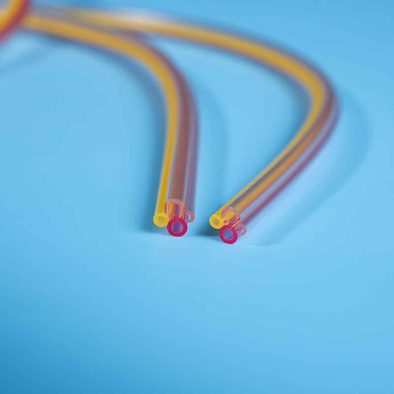 Medical Double-Lumen Single-Color And Dual-Color Catheters